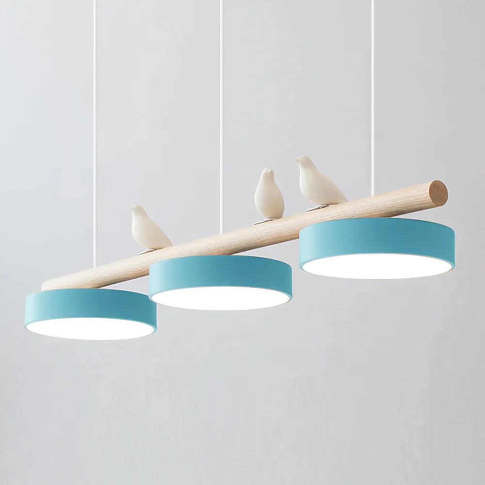 Nordic Bird Beam Pendant Lamp