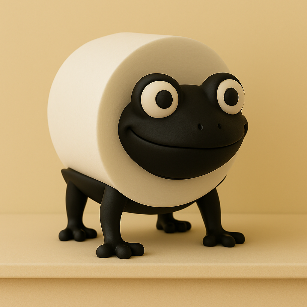 Animal Toilet Roll Holder Tabletop Decorative Figure