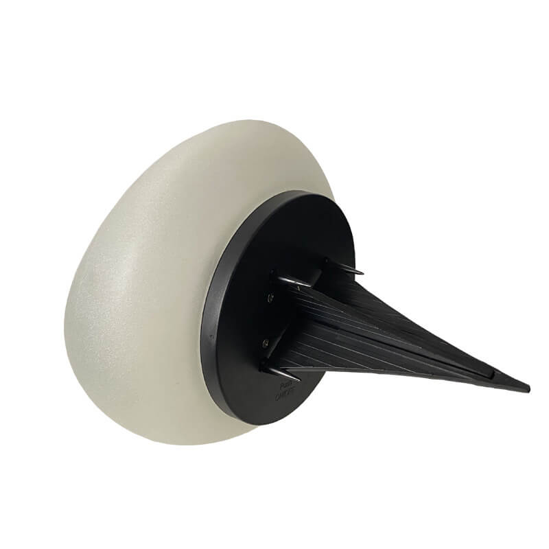 Frosted Glass-Look Solar Ground Light Compact Design