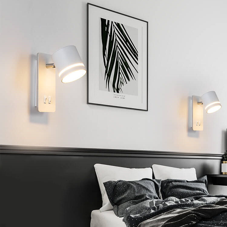 Adjustable LED Spotlight Wall Sconce with Dual Illumination