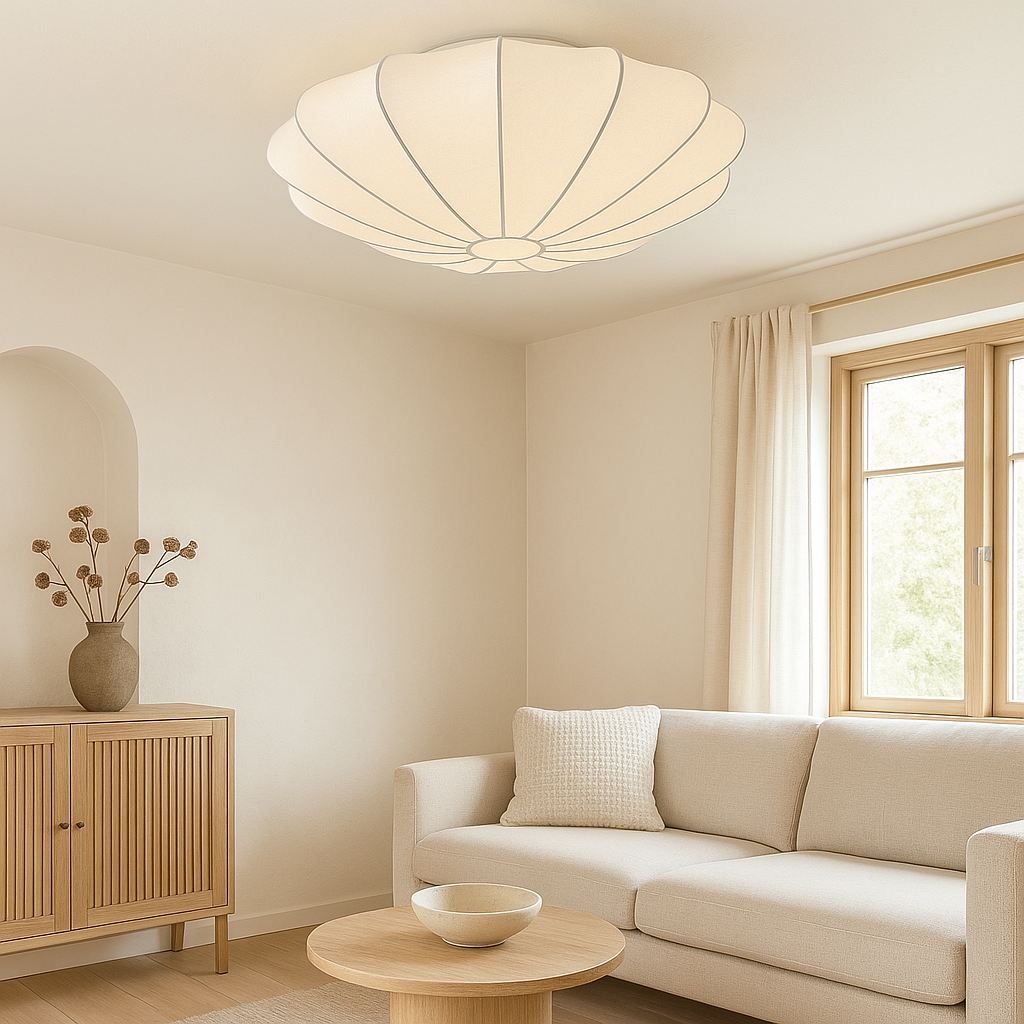 Petal-Inspired Soft Glow Ceiling Light