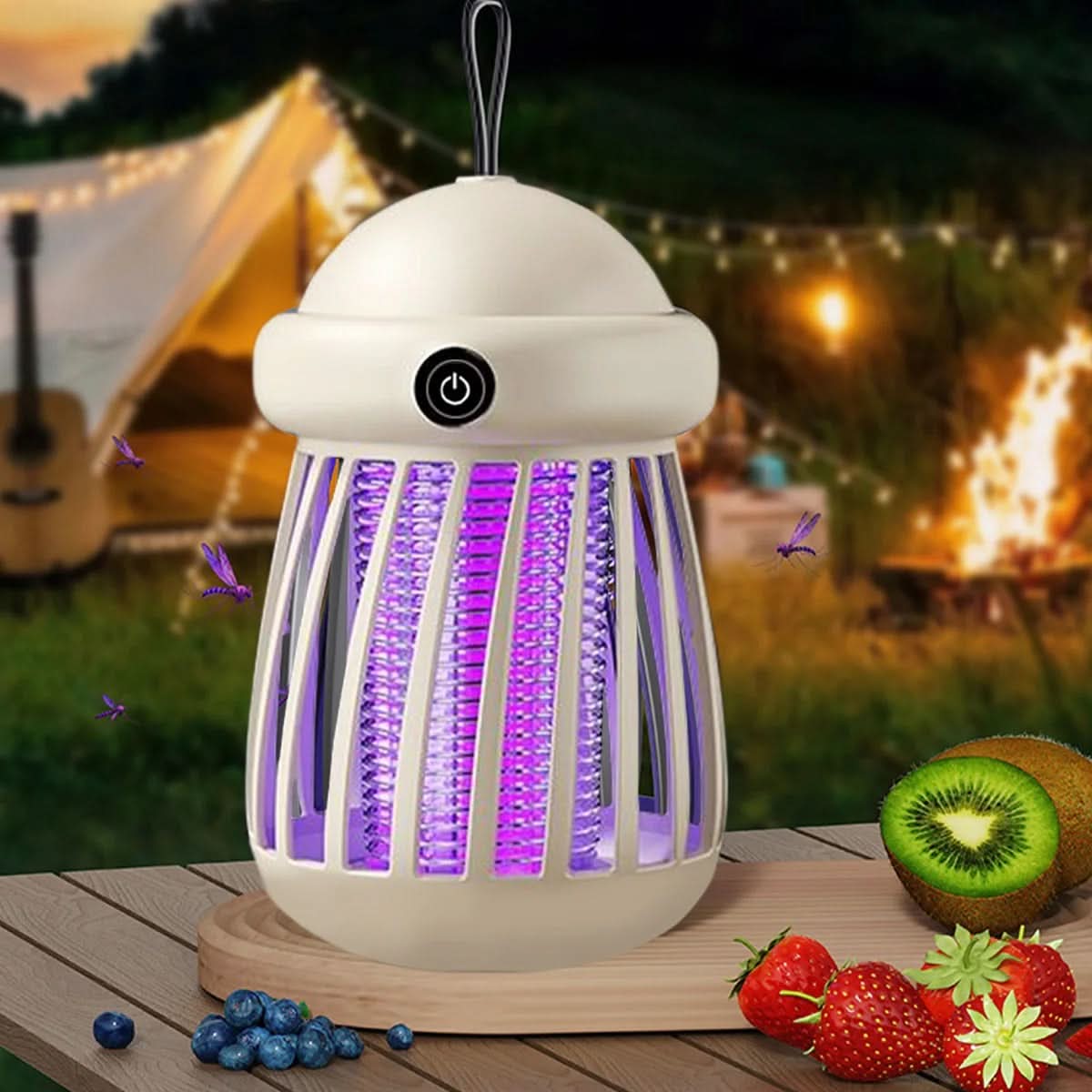 UV Muggenverdelger Lamp – 3000V Elektrische Insectenverdelger – Oplaadbaar