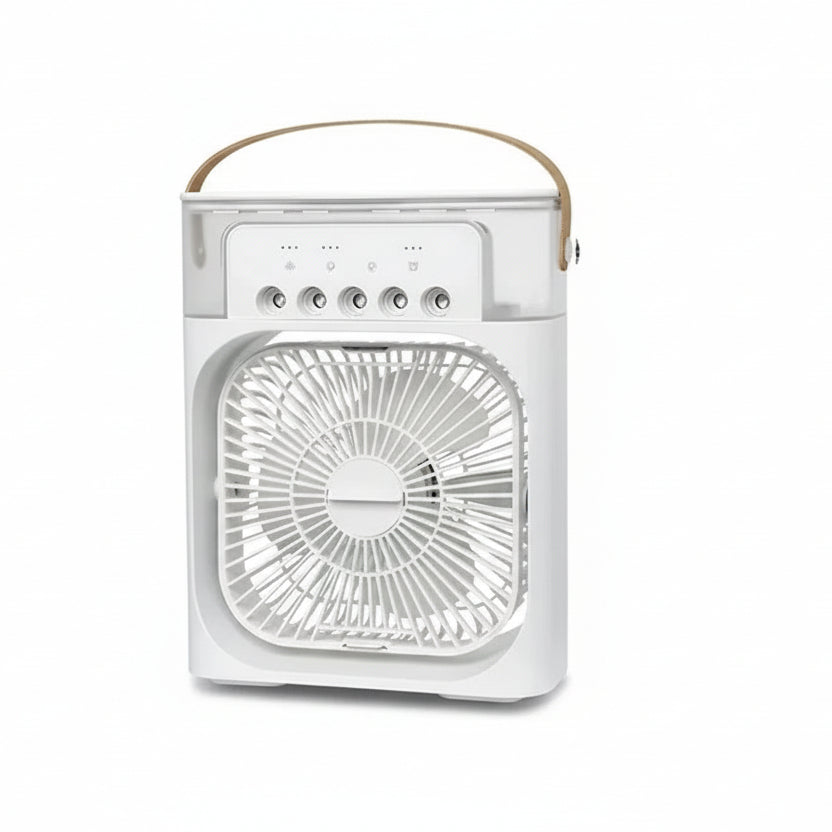 Draagbare Mini Luchtbevochtiger Ventilator – 2-in-1 Bureauluchtkoeler