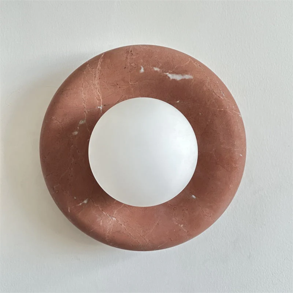 Marble Wall Sconce Modern Indoor LED Wall Light Elegant Fixture