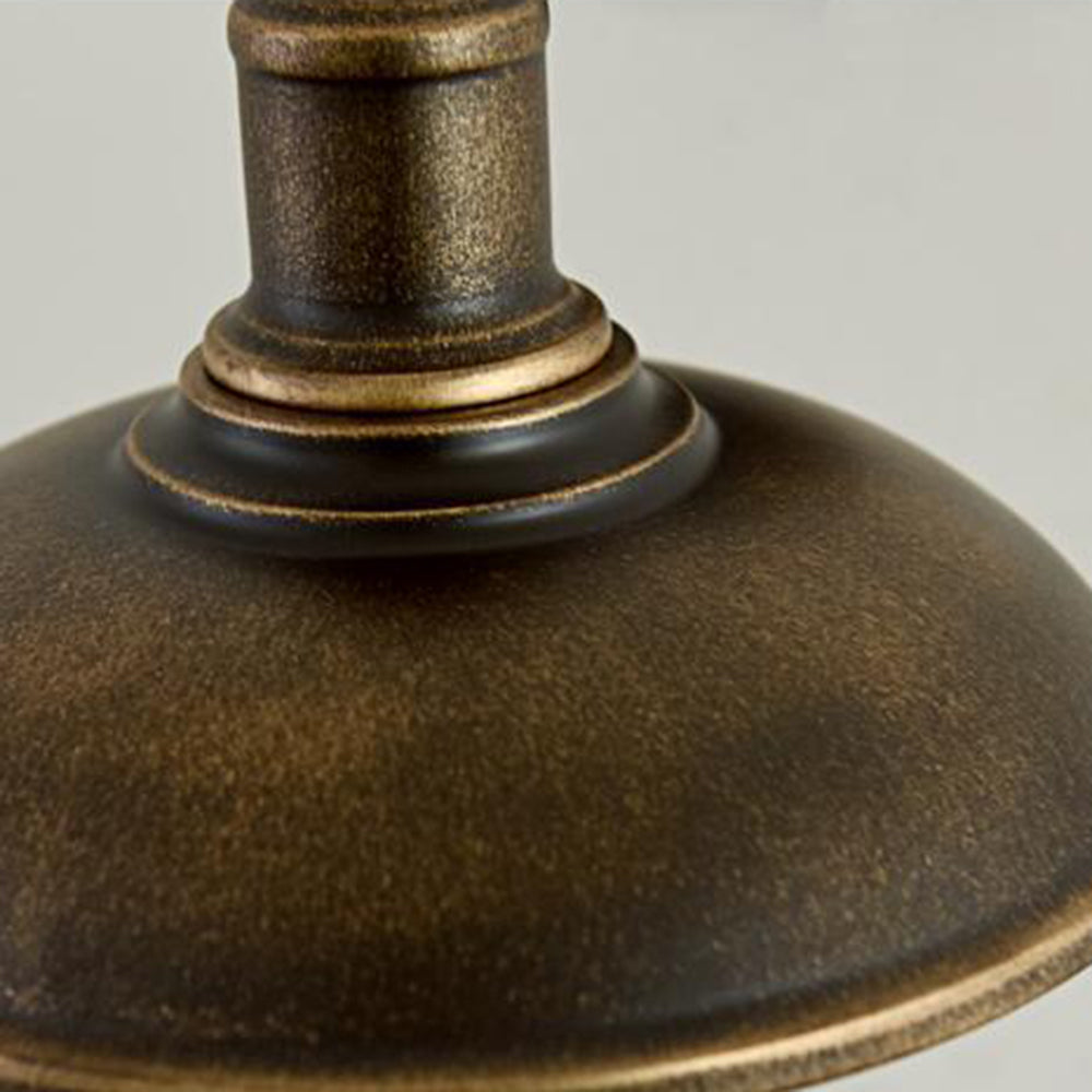 Industriële metalen buitenwandlamp met gebogen tuinlantaarn