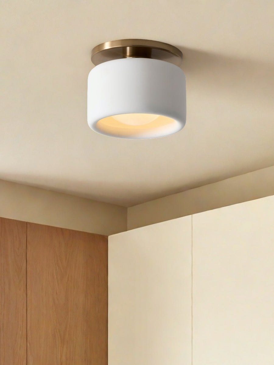 Porcelain Flush Mount Ceiling Light