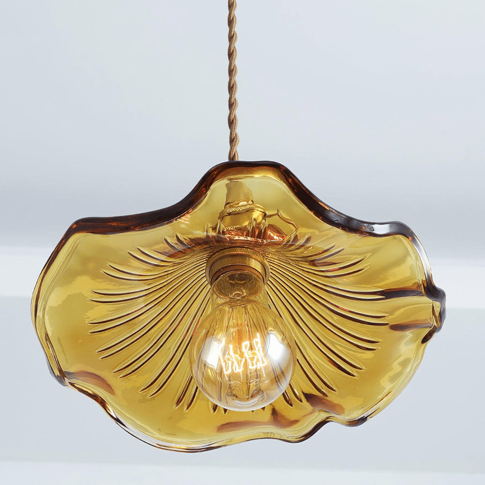 Vintage Hibiscus Pendant Light