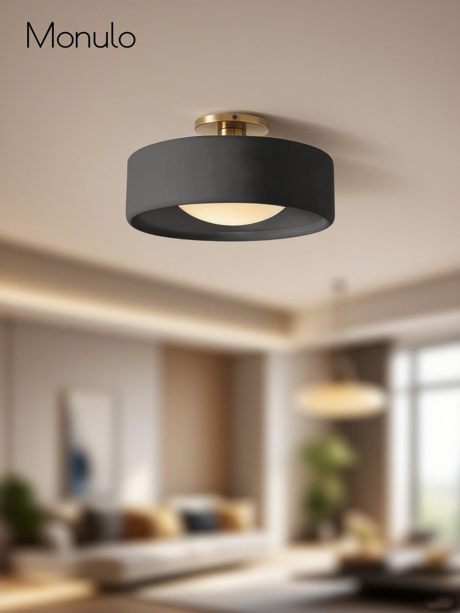 Porcelain Flush Mount Ceiling Light