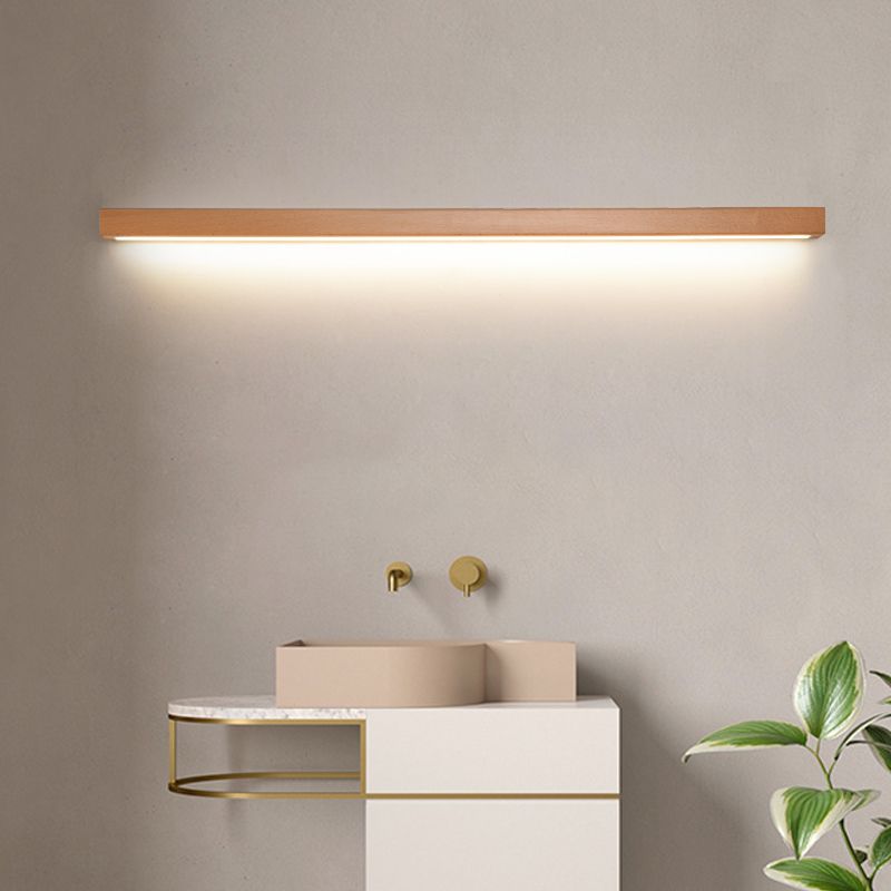 Wooden Linear LED Wall Light