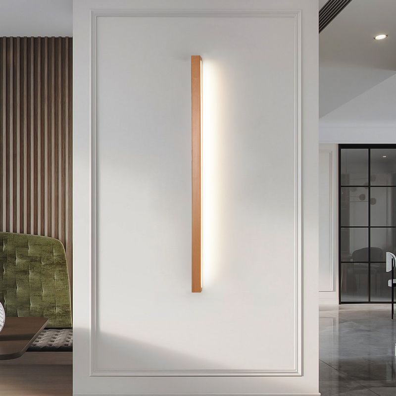 Wooden Linear LED Wall Light