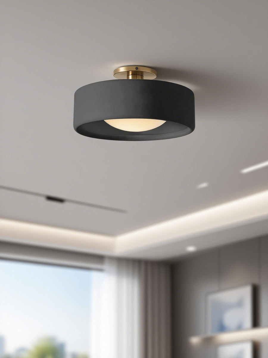 Porcelain Flush Mount Ceiling Light