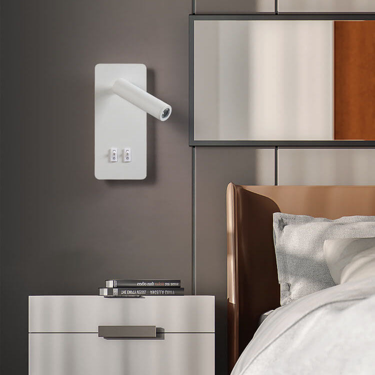 Adjustable LED Spotlight Wall Sconce with Dual Illumination