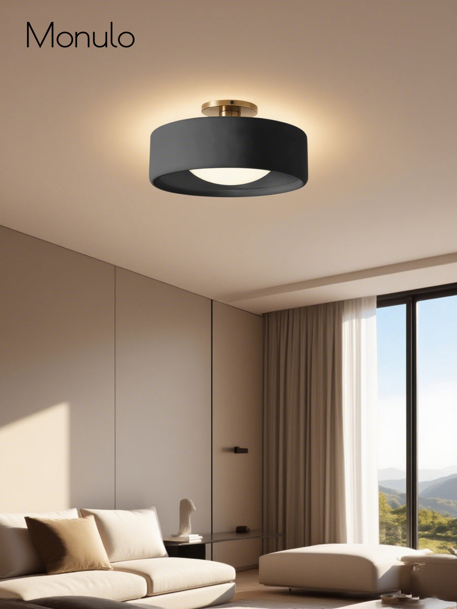 Porcelain Flush Mount Ceiling Light