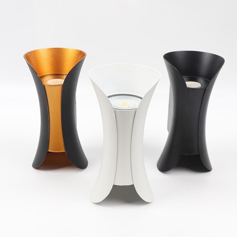 Sculpted Up-Down Outdoor LED Wall Light