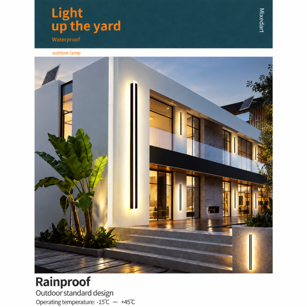 Applique murale LED architecturale verticale