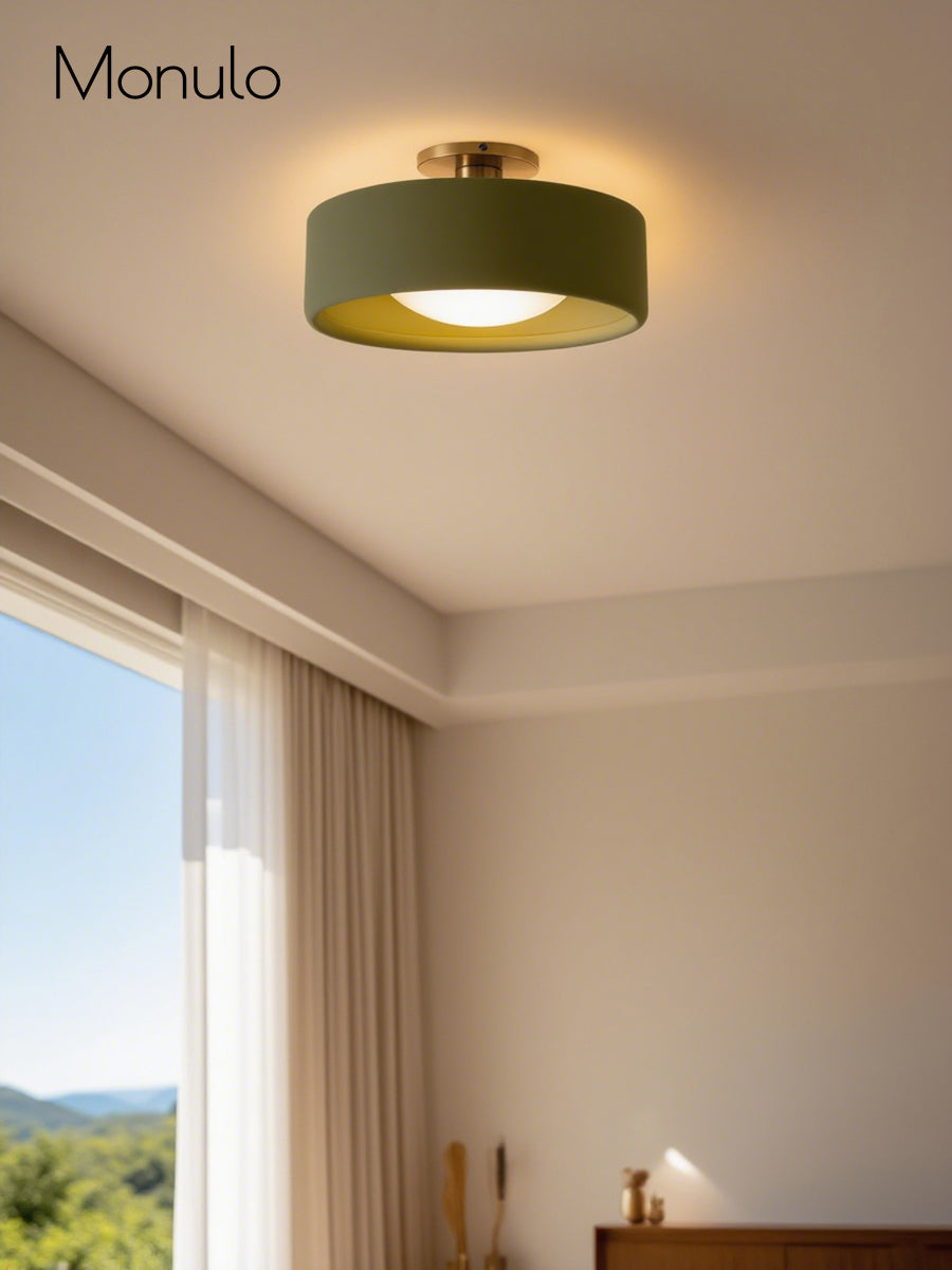 Porcelain Flush Mount Ceiling Light