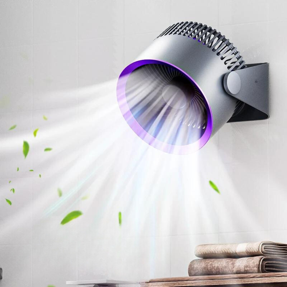 Draagbare Tafelventilator met Kantelstand en Circulaire Luchtopening