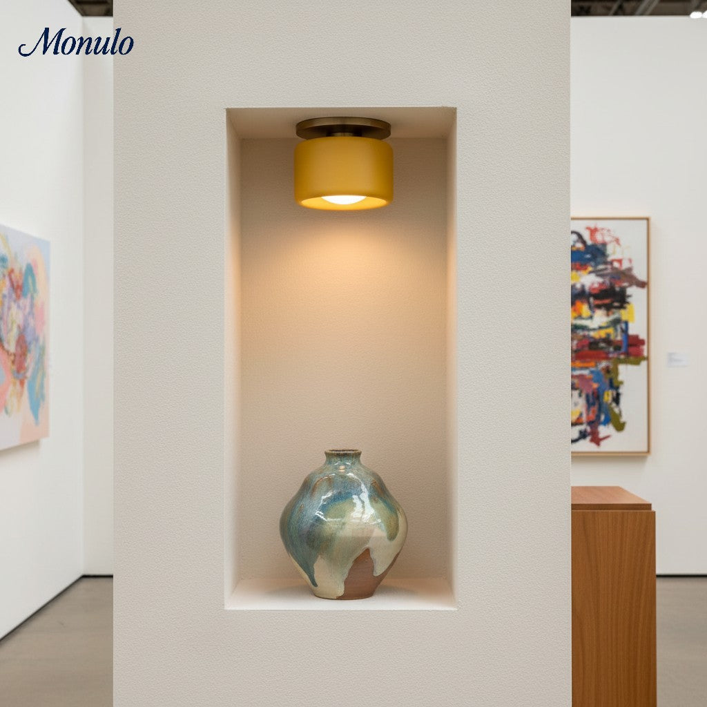 Porcelain Flush Mount Ceiling Light