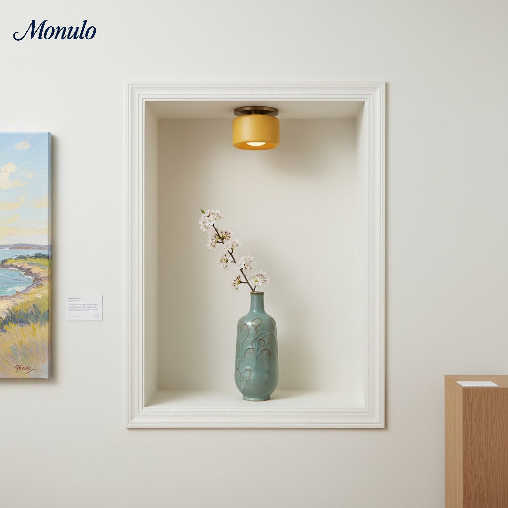 Porcelain Flush Mount Ceiling Light