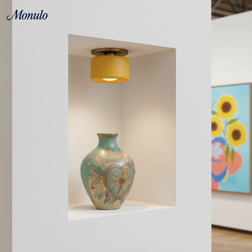 Porcelain Flush Mount Ceiling Light