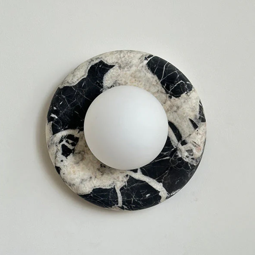 Marble Wall Sconce Modern Indoor LED Wall Light Elegant Fixture