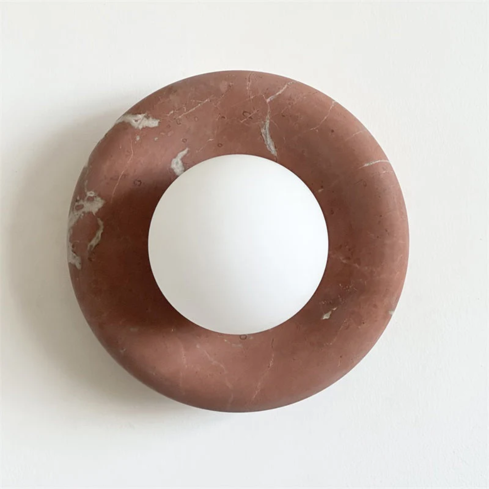 Marble Wall Sconce Modern Indoor LED Wall Light Elegant Fixture