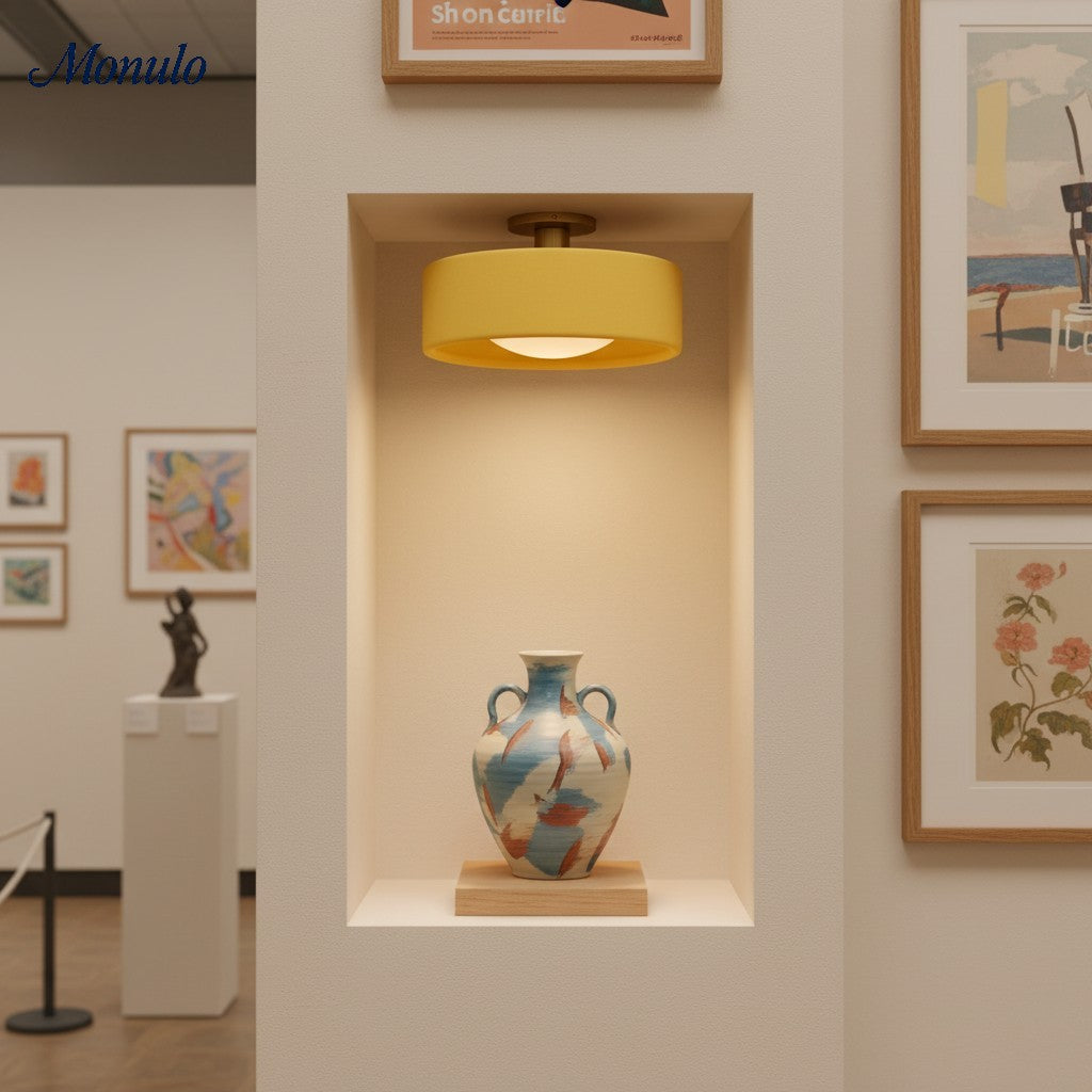 Porcelain Flush Mount Ceiling Light