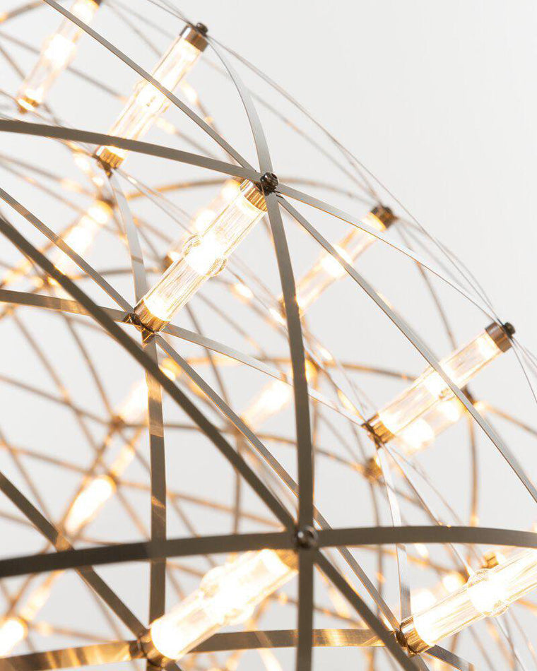 Designer LED Sphere Chandelier with Adjustable Height
