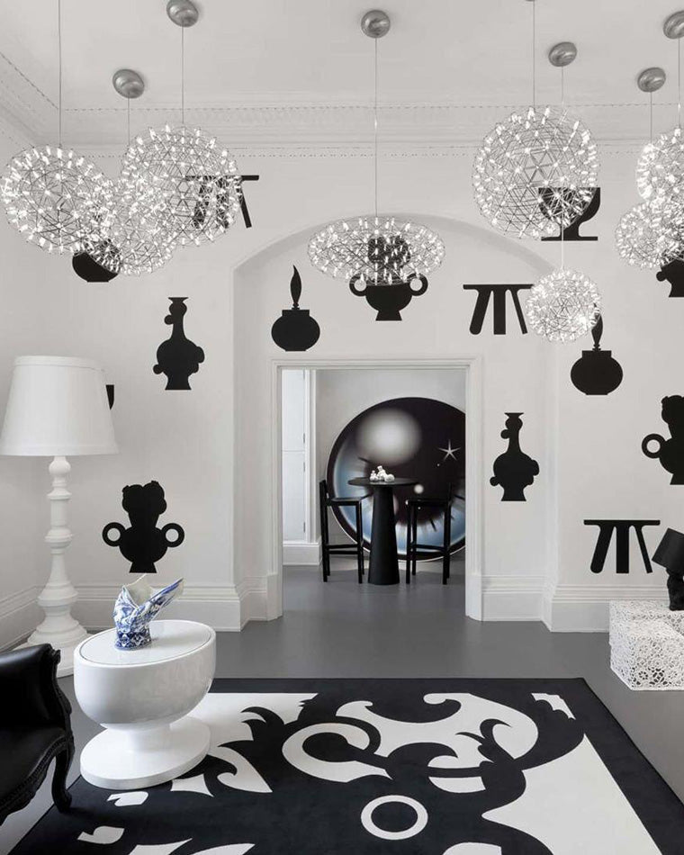 Designer LED Sphere Chandelier with Adjustable Height