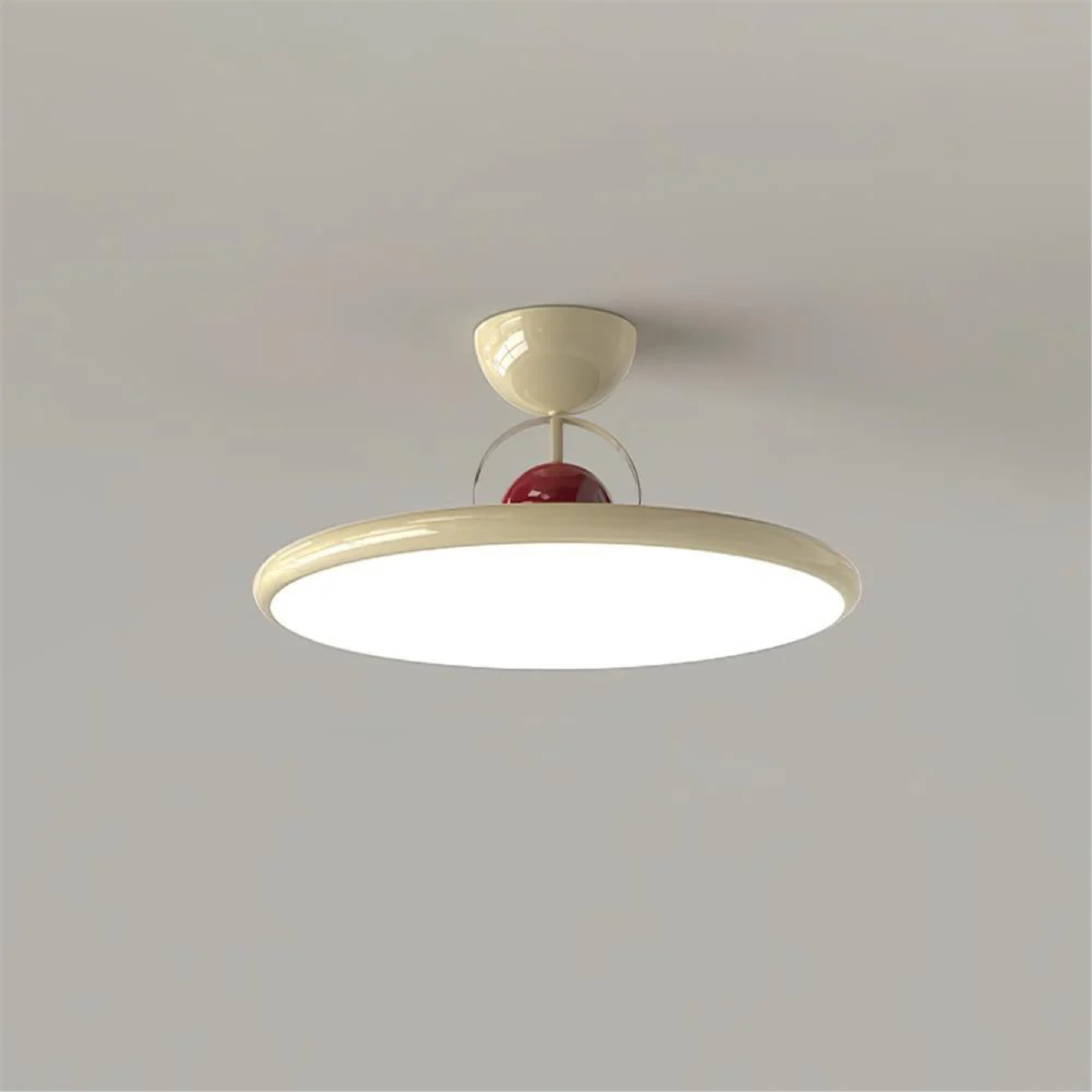 Retro Glass Flush Mount Ceiling Light