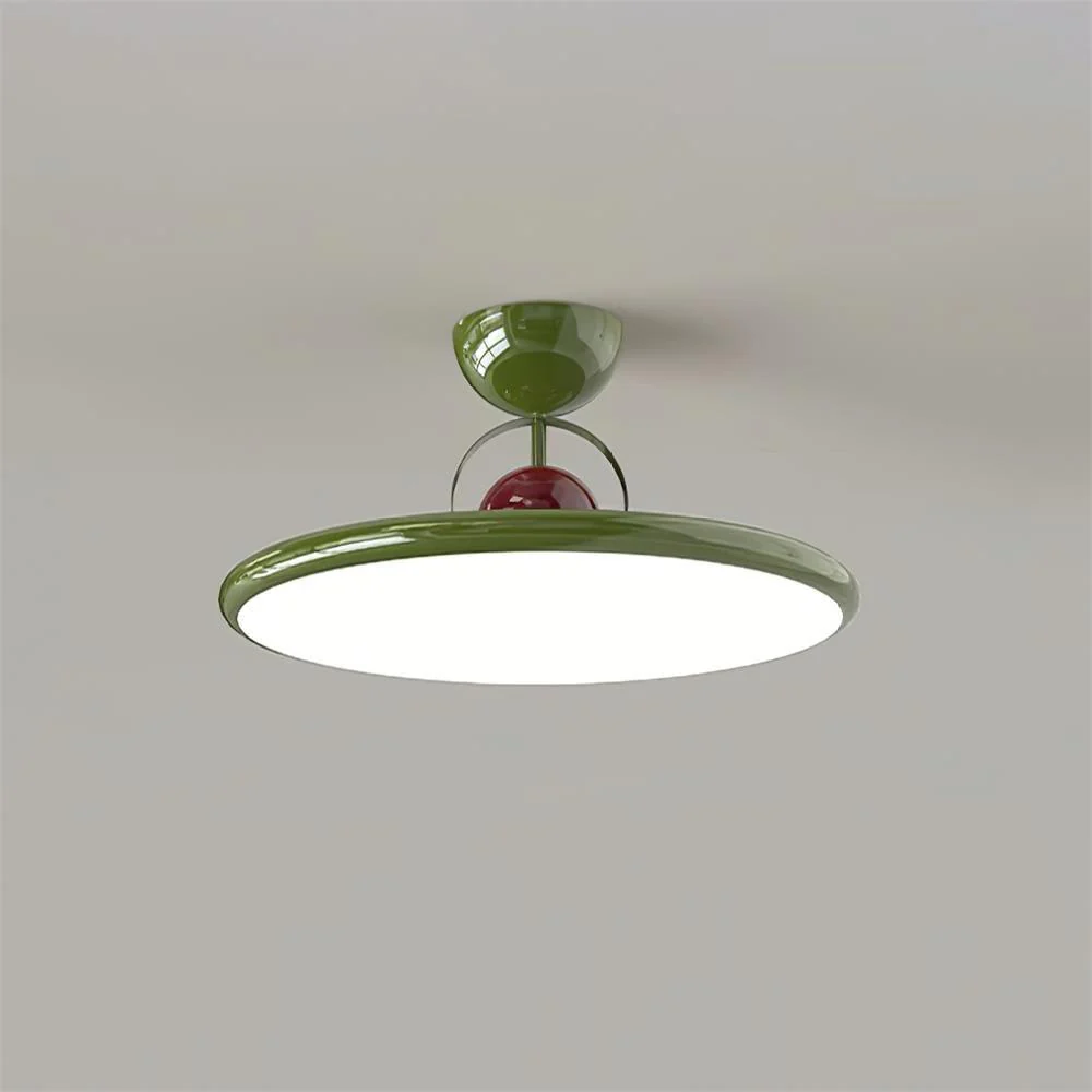 Retro Glass Flush Mount Ceiling Light