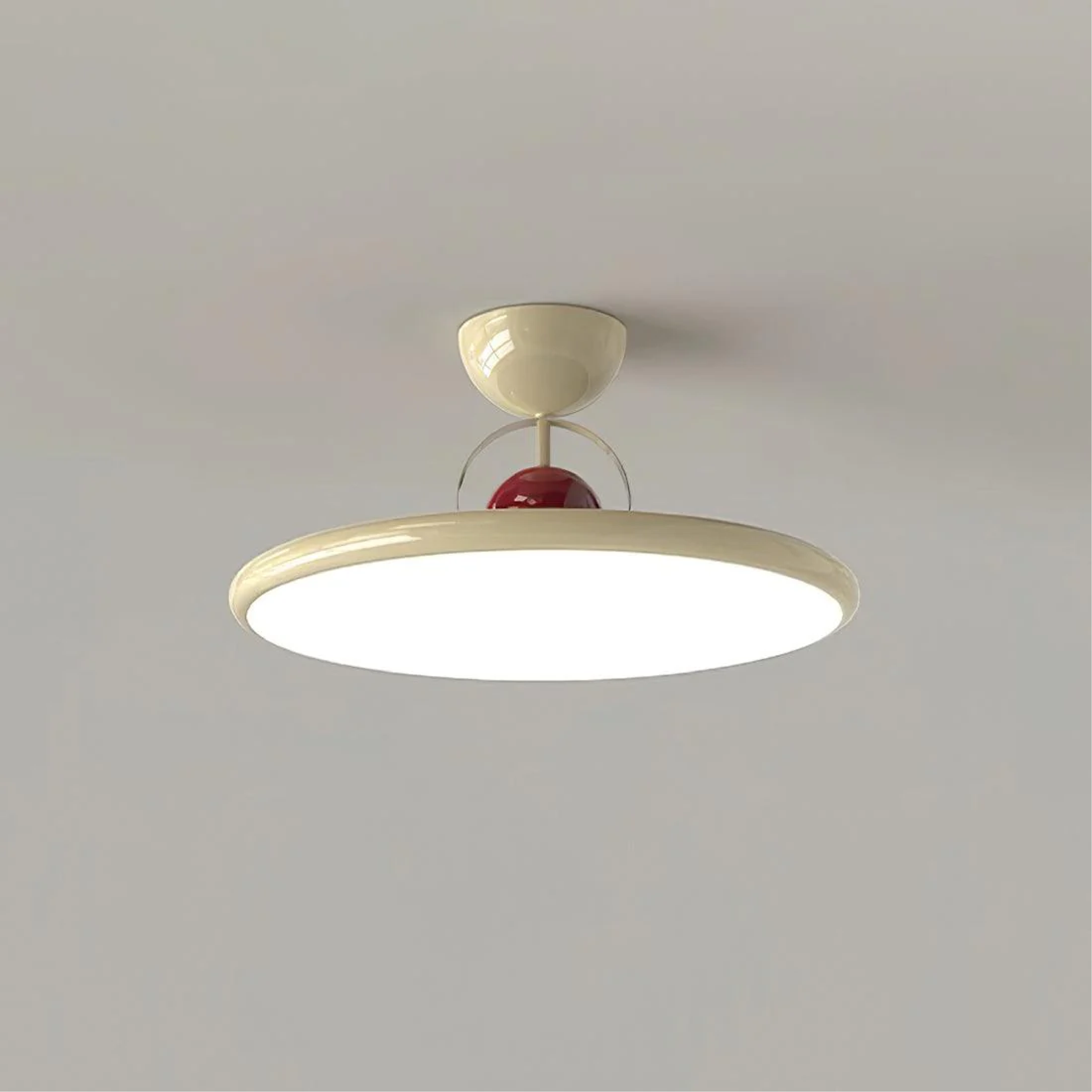 Retro Glass Flush Mount Ceiling Light
