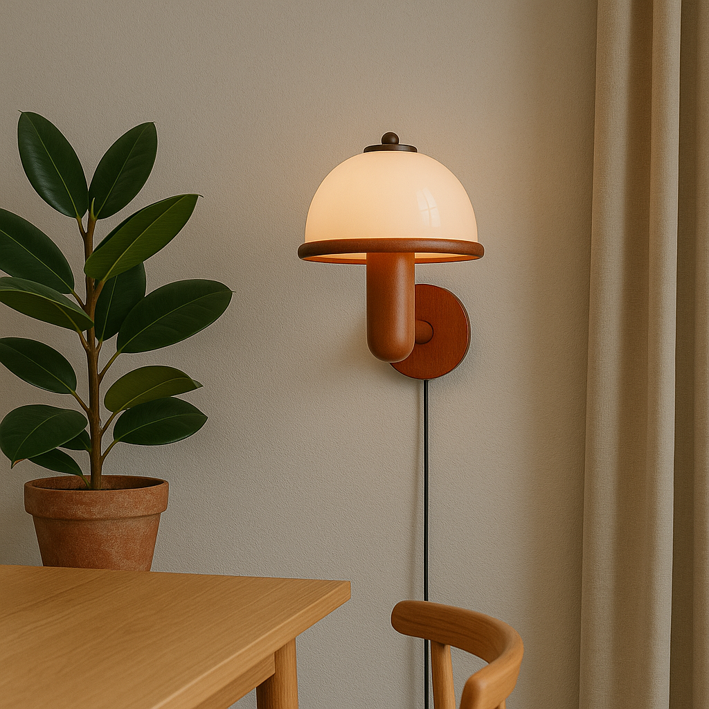 Mushroom Wall Lamp