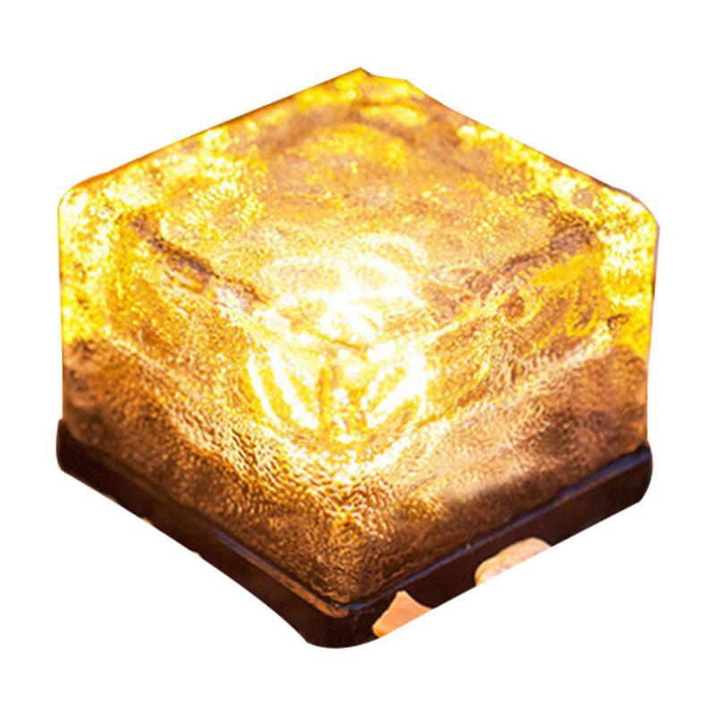 Zonne-energie Tuin Kubus Licht Met Kleurveranderend Water Ripple Effect