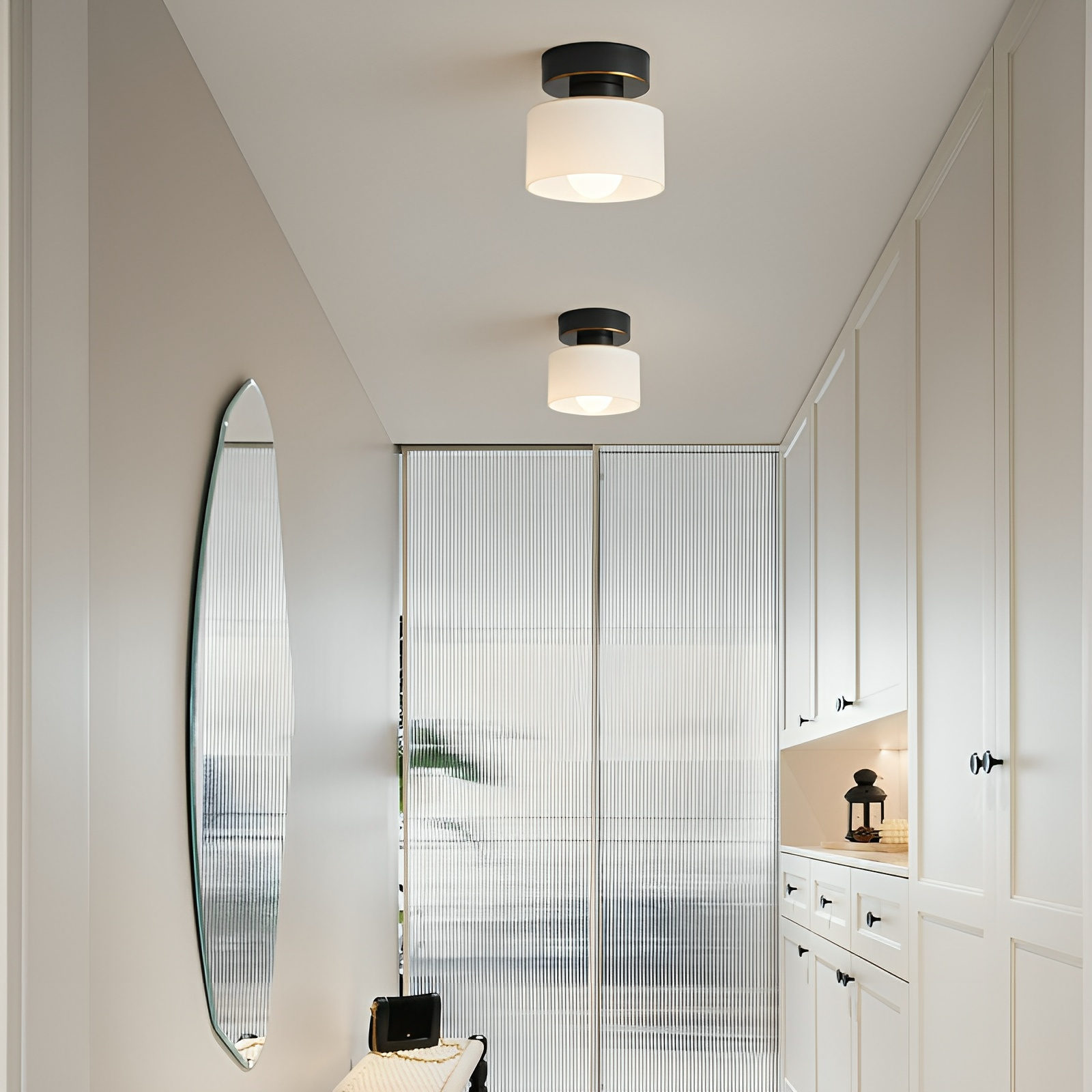 Contemporary Bauhaus Ceiling Spotlight