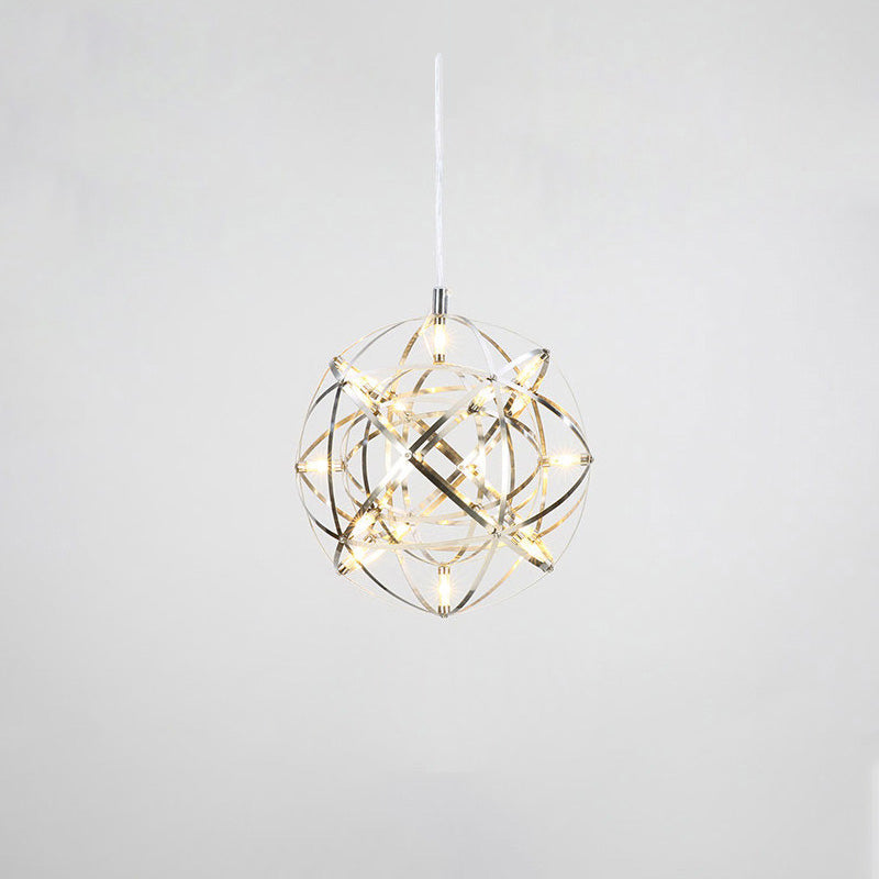 Designer LED Sphere Chandelier with Adjustable Height