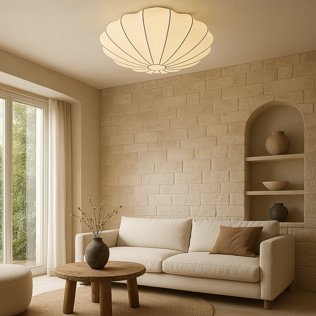 Petal-Inspired Soft Glow Ceiling Light