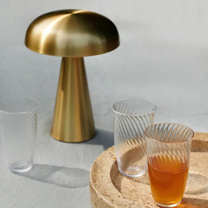 Metal Mushroom Table Lamp
