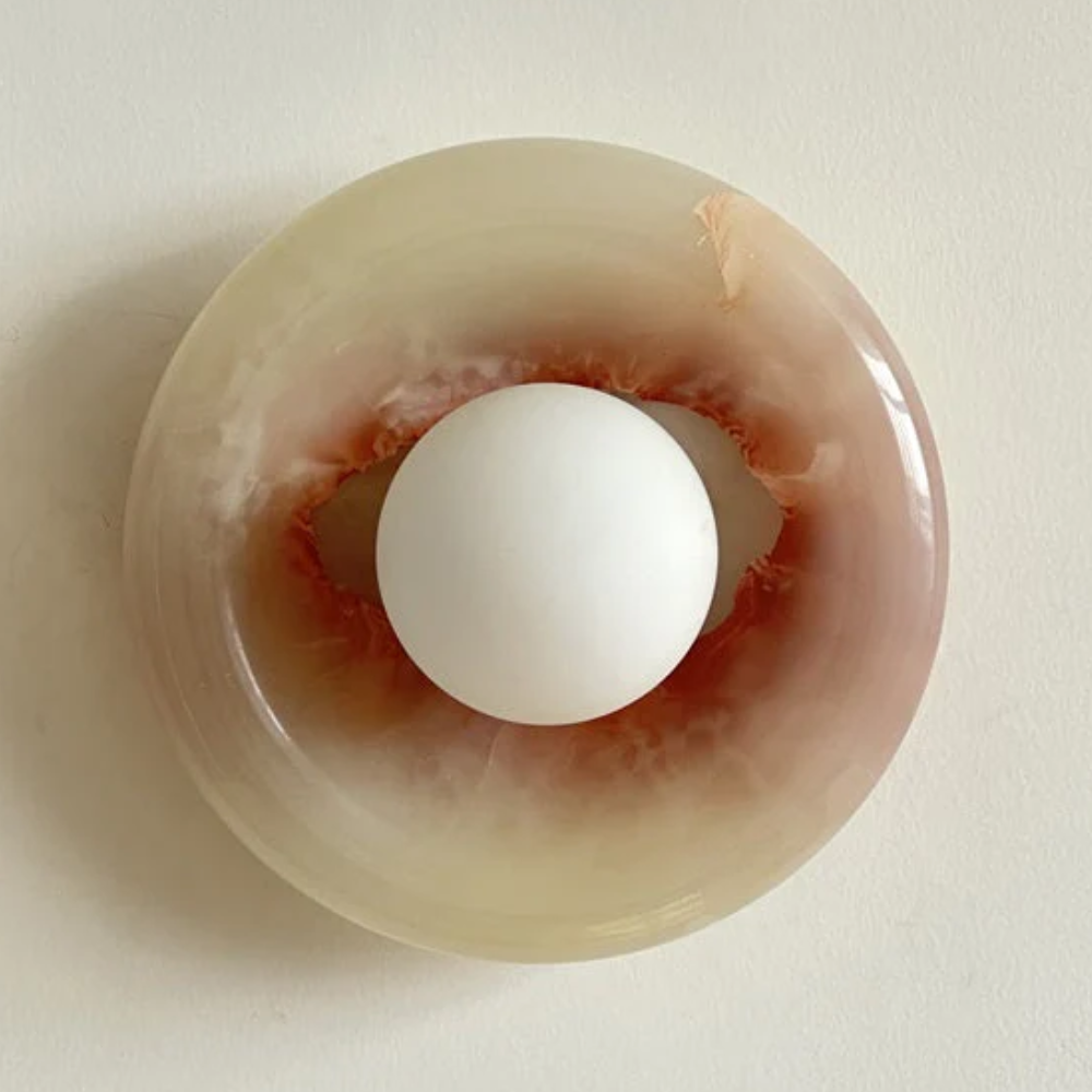 Marble Wall Sconce Modern Indoor LED Wall Light Elegant Fixture
