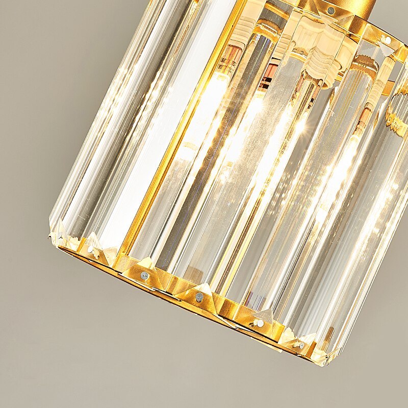 Cluster Pendant Light with Cylindrical Glass Shades