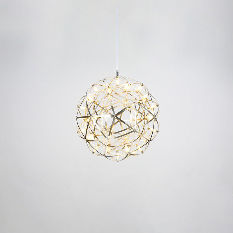 Designer LED Sphere Chandelier with Adjustable Height