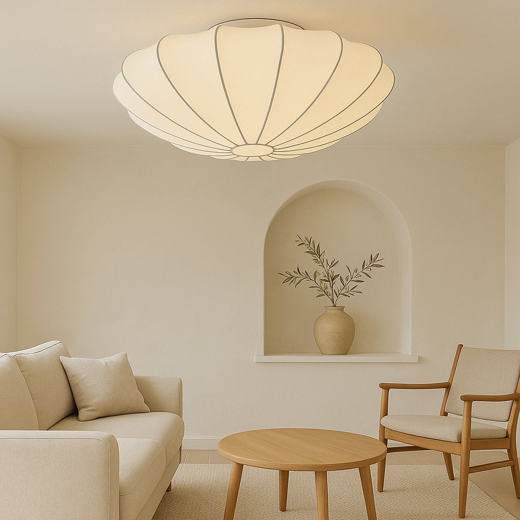 Petal-Inspired Soft Glow Ceiling Light