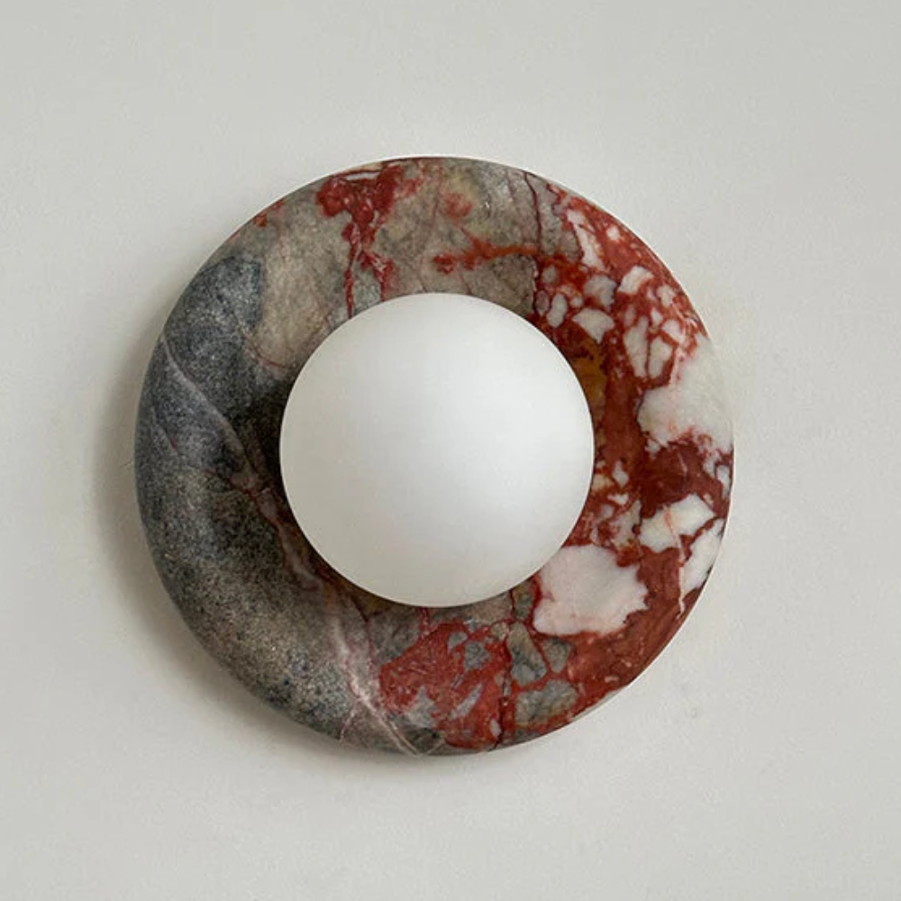 Marble Wall Sconce Modern Indoor LED Wall Light Elegant Fixture