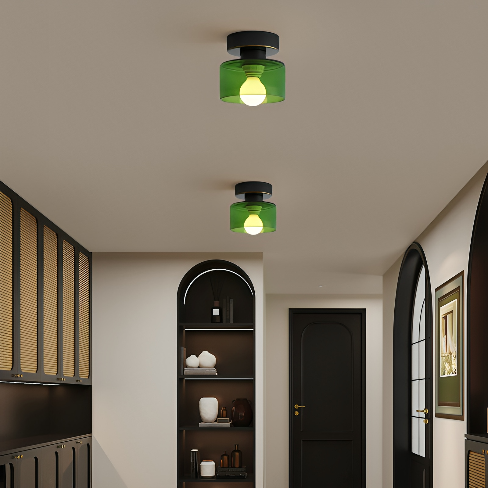 Contemporary Bauhaus Ceiling Spotlight