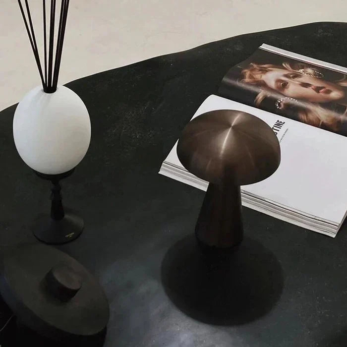 Metal Mushroom Table Lamp