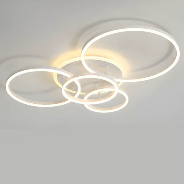 Modern Multi-Ring LED Ceiling Light