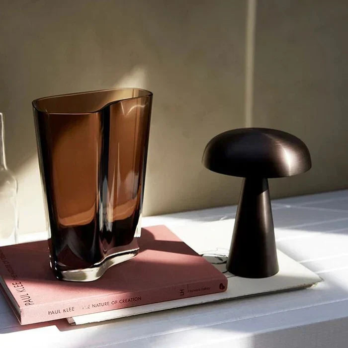 Metal Mushroom Table Lamp