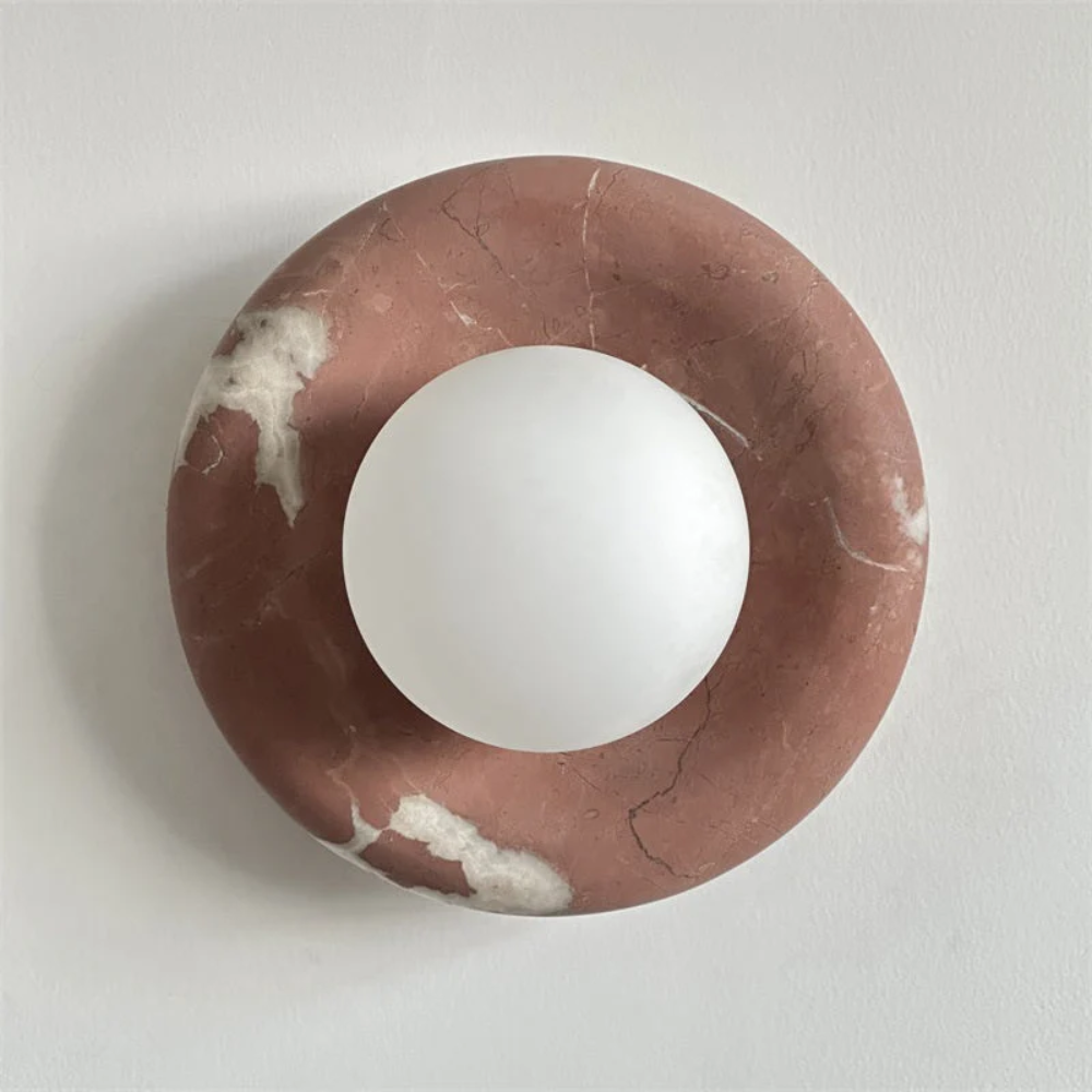 Marble Wall Sconce Modern Indoor LED Wall Light Elegant Fixture