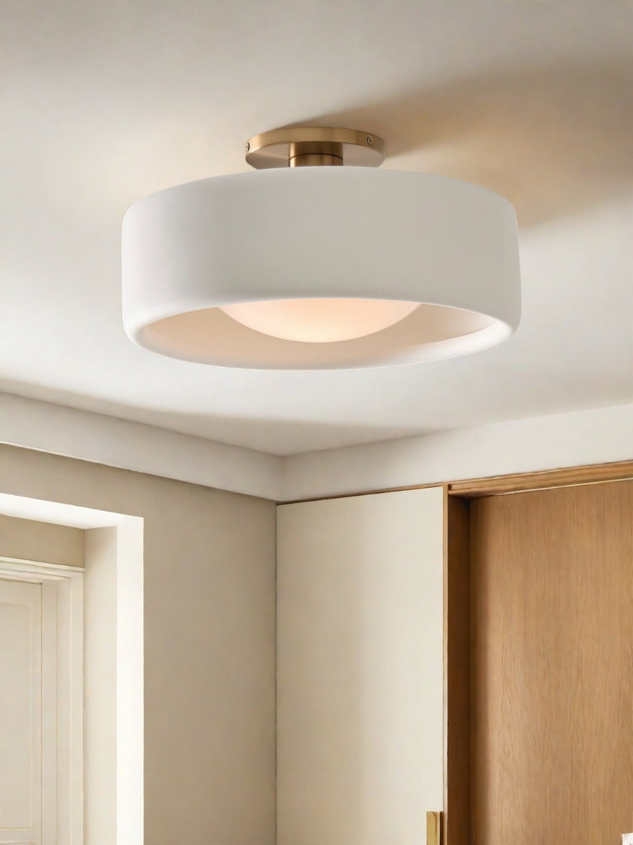 Porcelain Flush Mount Ceiling Light