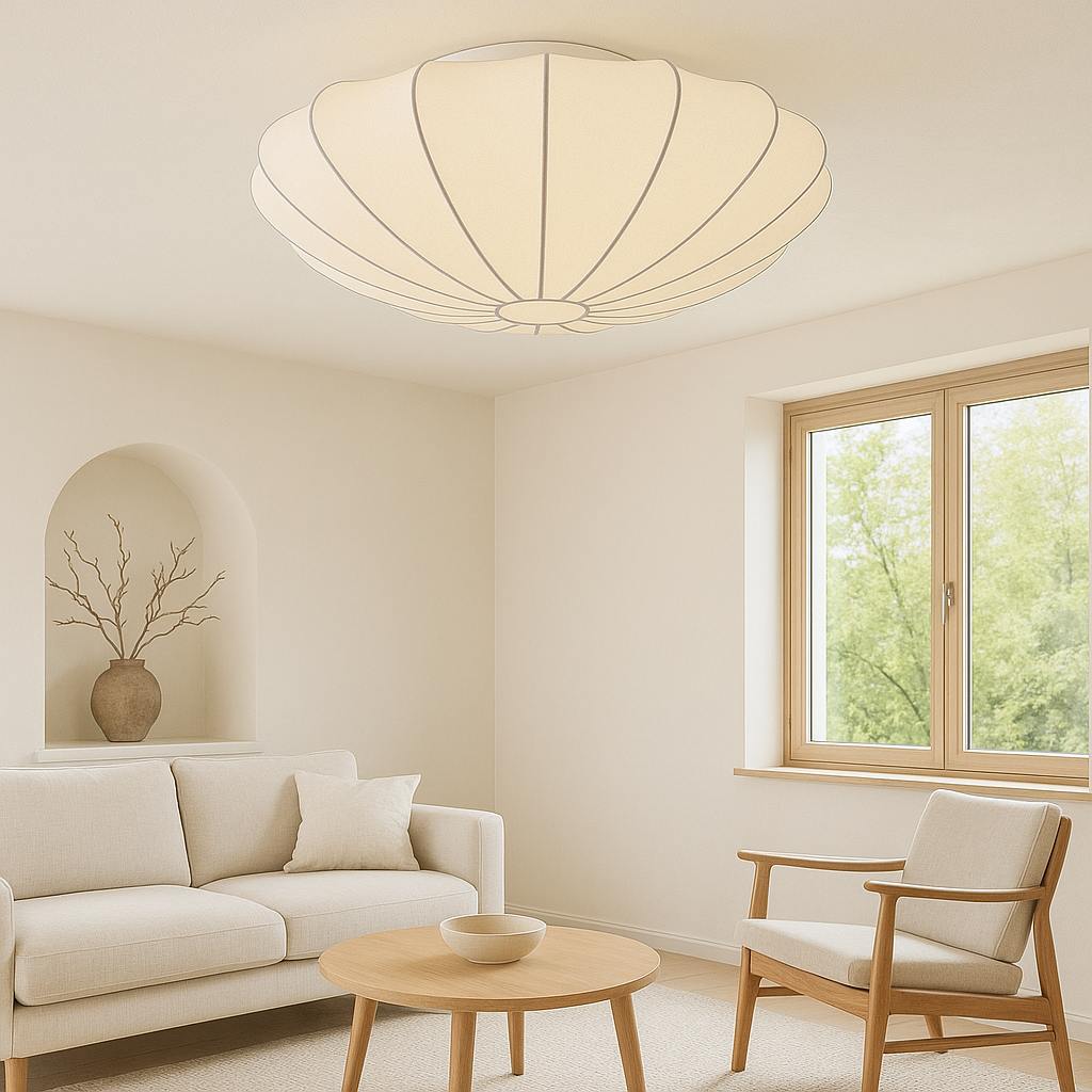 Petal-Inspired Soft Glow Ceiling Light